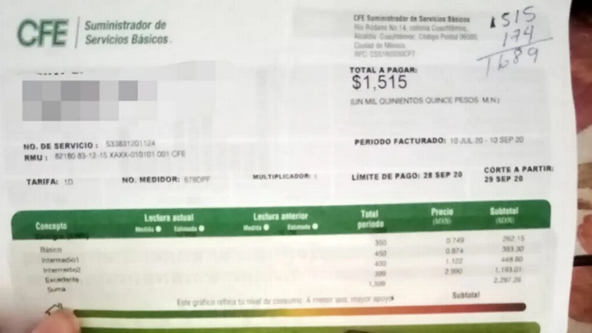 cfe recibo luz 1